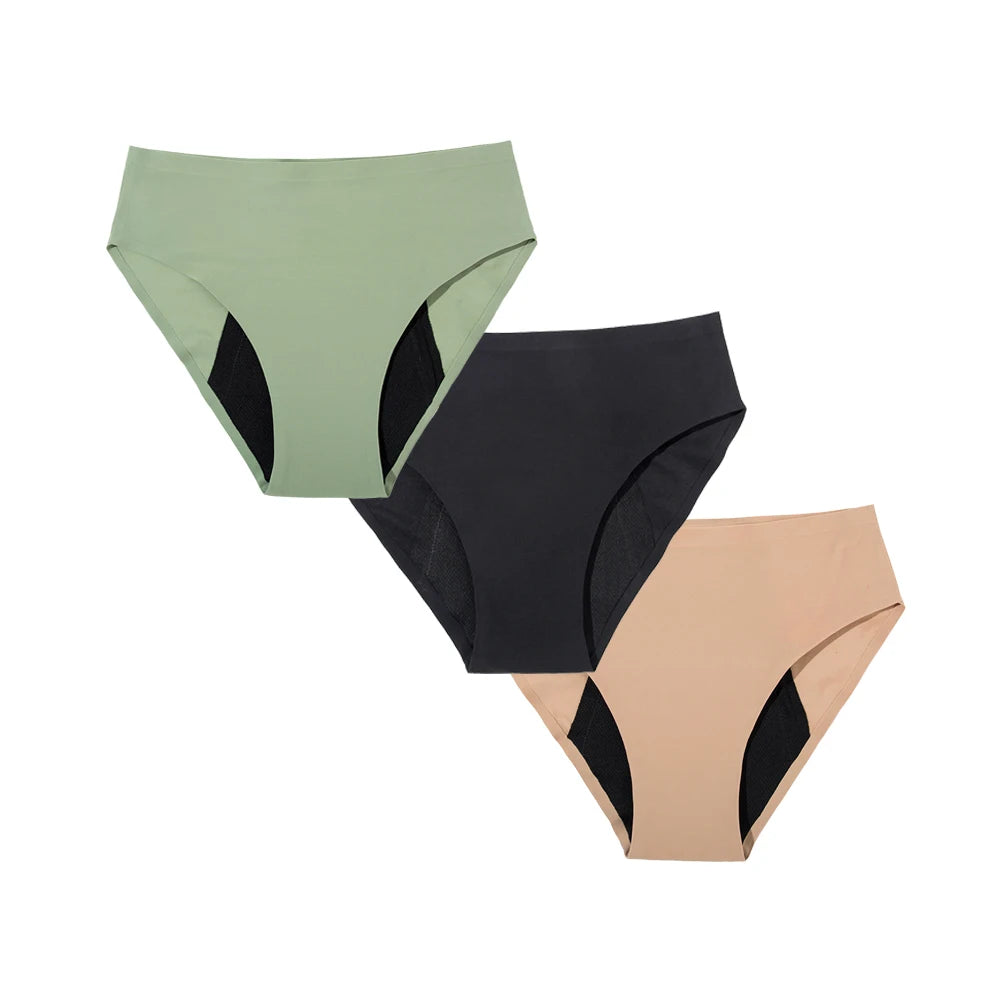 Heavy Flow Seamless Period Underwear Women Panties Menstrual Pants Sexy Leak Proof Asorbent Undies Incontinence Dropshipping