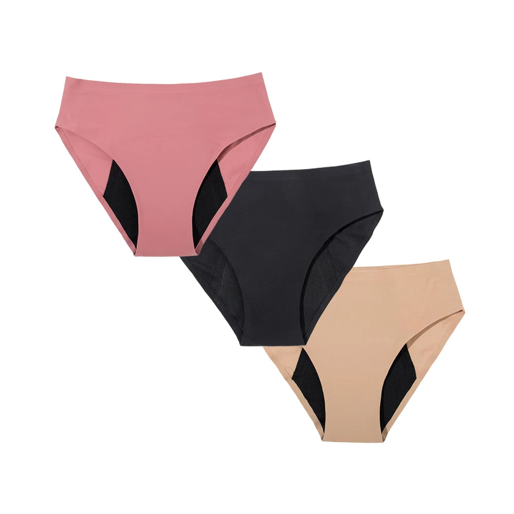 Heavy Flow Seamless Period Underwear Women Panties Menstrual Pants Sexy Leak Proof Asorbent Undies Incontinence Dropshipping