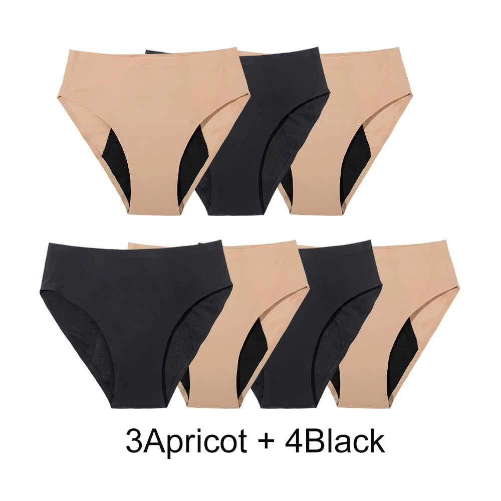 Heavy Flow Seamless Period Underwear Women Panties Menstrual Pants Sexy Leak Proof Asorbent Undies Incontinence Dropshipping