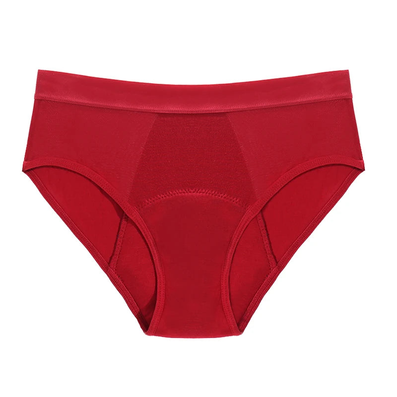 4Layer Bamboo Sexy Leakproof Menstrual Panties New Breathable Fast Absorbent Underwear Women Menstrual Briefs plus size lingerie