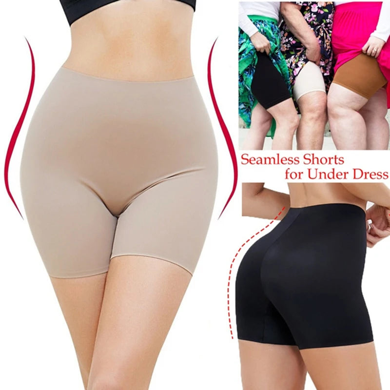 Women’s Anti-Chafing Slip Shorts Tummy Control Seamless Boyshort Underwear for Clothing