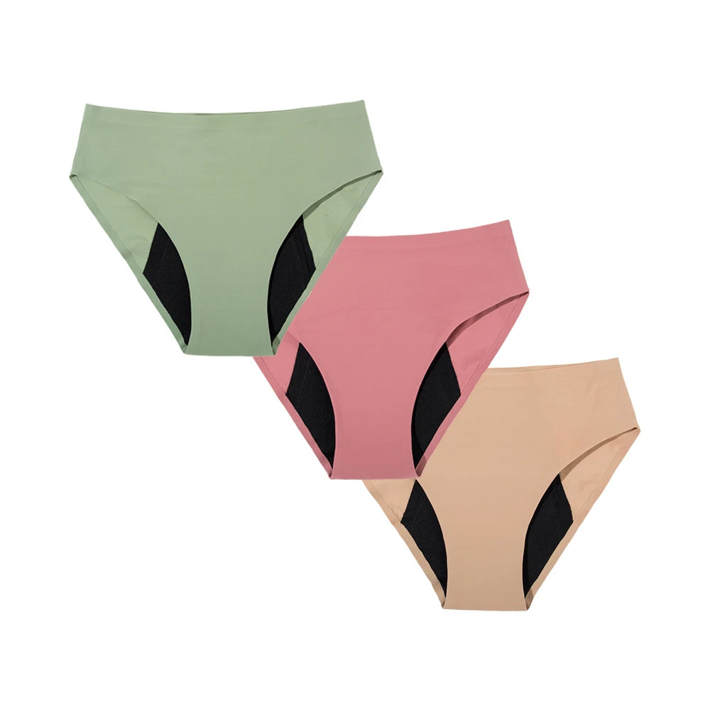 Heavy Flow Seamless Period Underwear Women Panties Menstrual Pants Sexy Leak Proof Asorbent Undies Incontinence Dropshipping