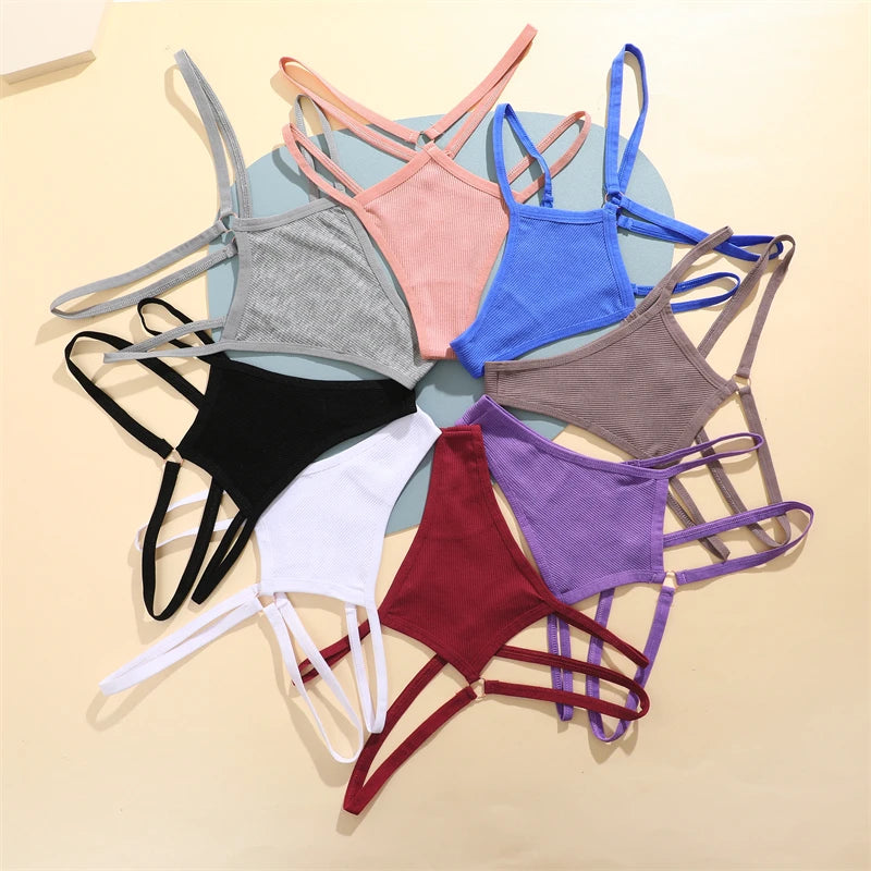 4-Pack Women's Cotton Thongs – Low Rise Breathable Stretch Panties, Everyday Comfort Underwear