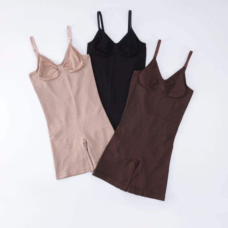 Women’s Seamless Low Back Shapewear Bodysuit Tummy Control Butt Lifting Body Shaper