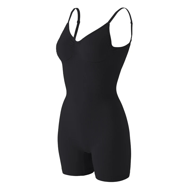 Women’s Seamless Low Back Shapewear Bodysuit Tummy Control Butt Lifting Body Shaper