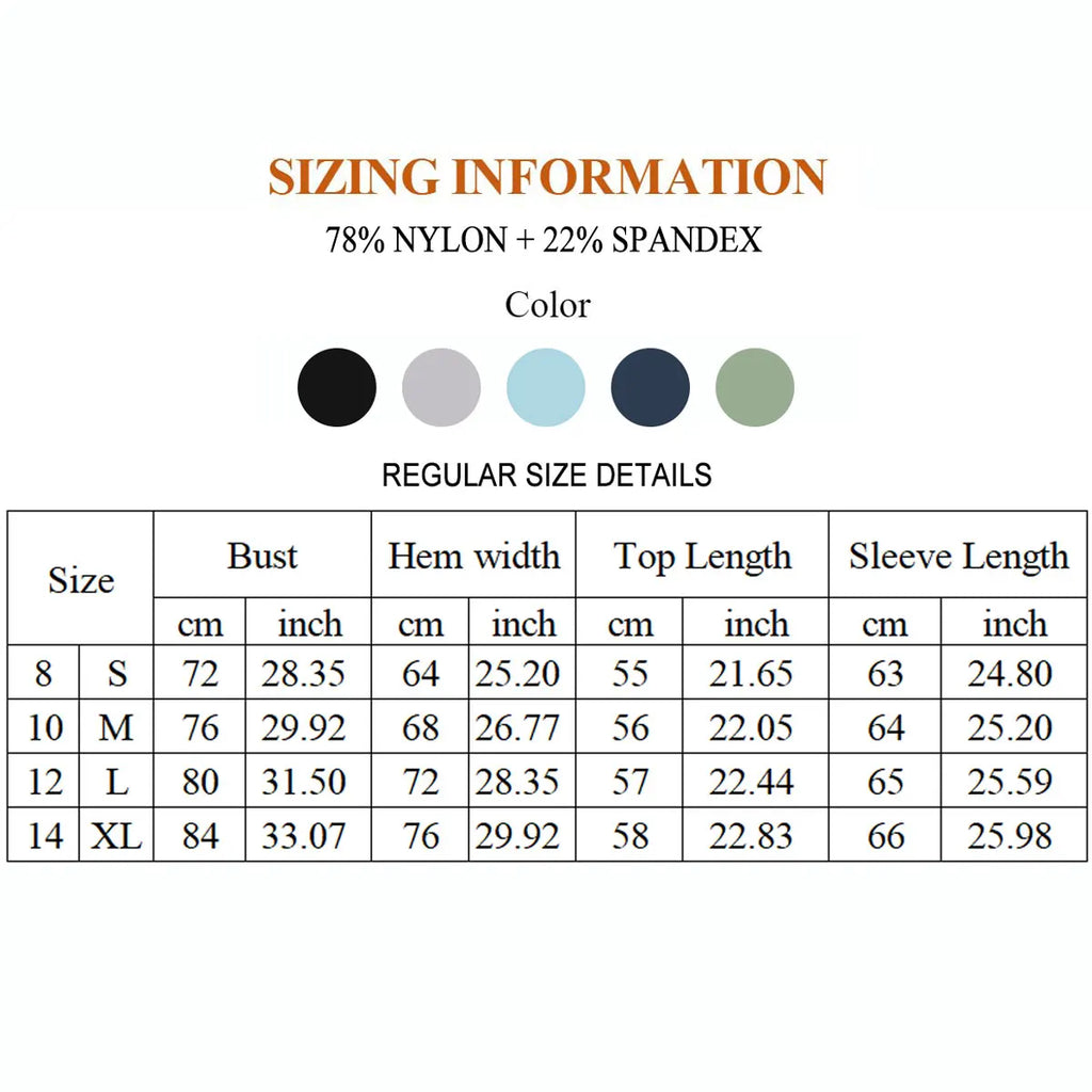 Women’s Seamless Long Sleeve Activewear Top Quick Dry Breathable Casual Workout Shirt