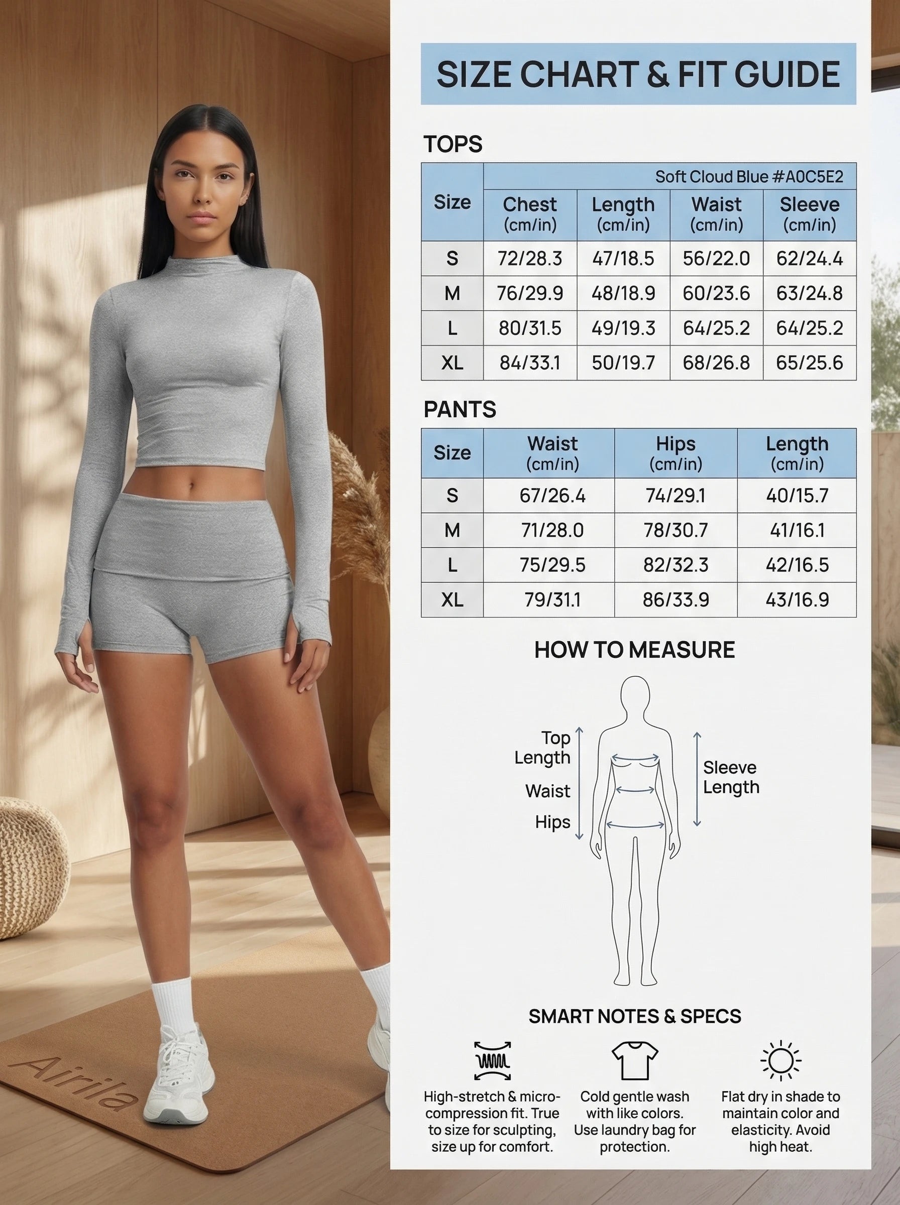 Airila Women's 2PCS Yoga Set Pilates Gym Sportswear seamless Crop Top Longsleeved Outfits Tracksuits Workout Running Jogging Casual FitnessSports Bra Leisure Athletic