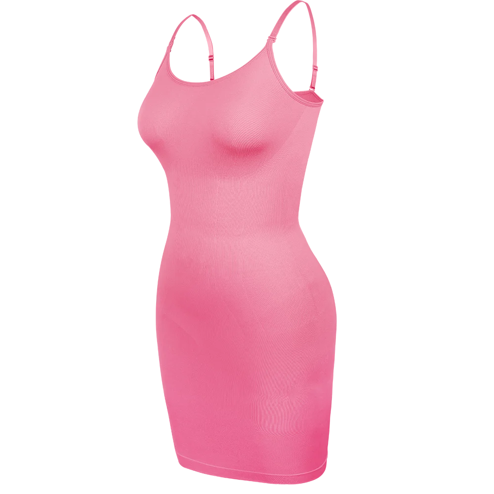Women’s Seamless Full Slip Shapewear Dress Tummy Control Body Shaper Cami Slip