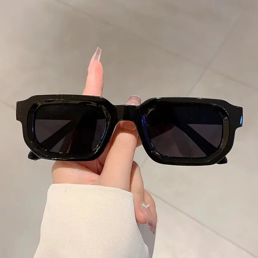 6PCS Vintage Rectangle Sunglasses Retro UV400 Fashion Eyewear Set for Women & Men