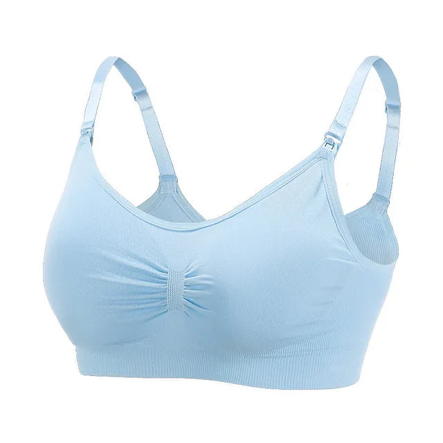 3Pcs Maternity Nursing Bras Wirefree Breathable Breastfeeding Bras for Pregnant & Nursing Women