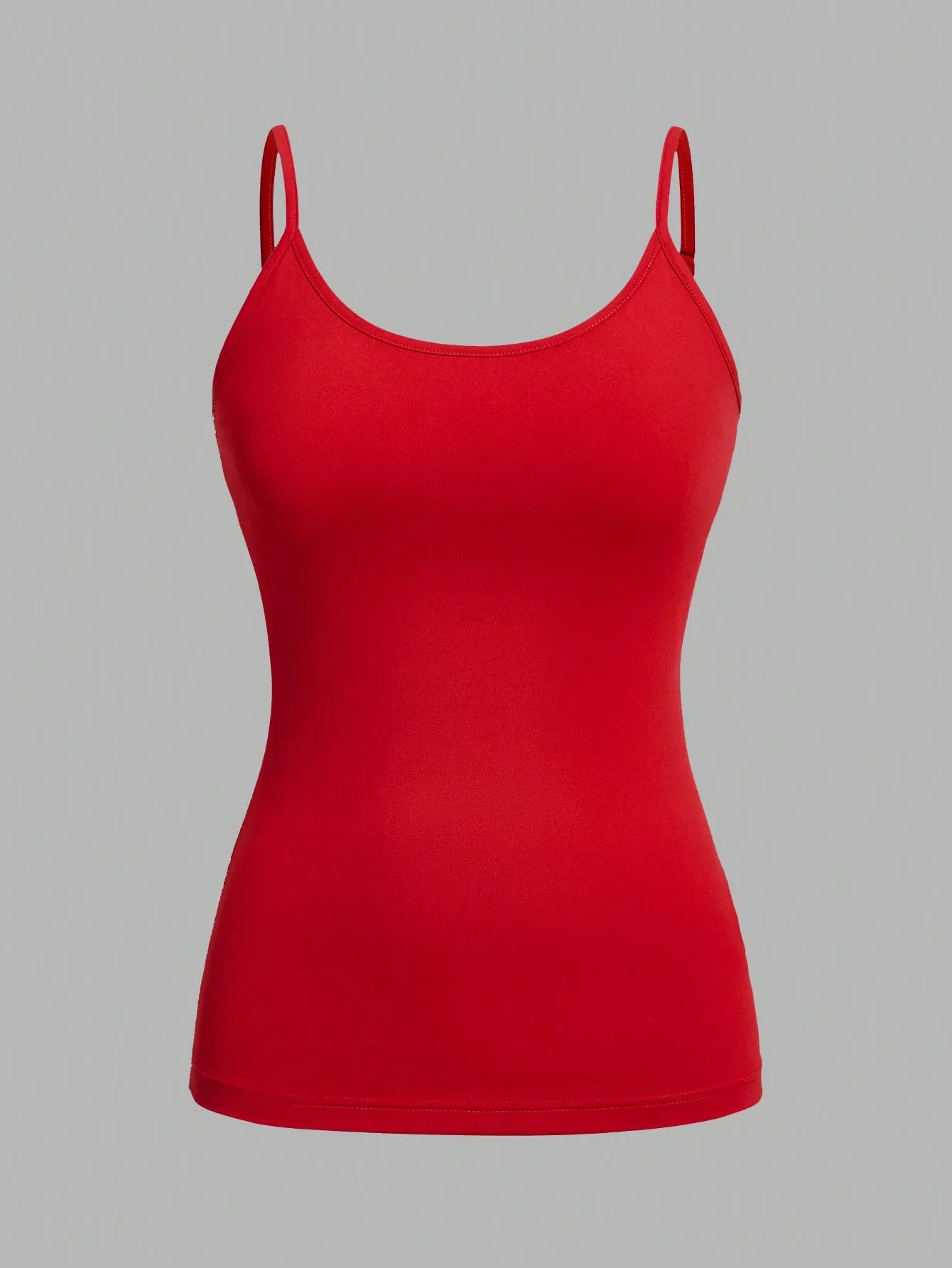 4Pcs Women’s Solid Color Camisole Tank Tops Sleeveless Adjustable Strap Basic Cami Set