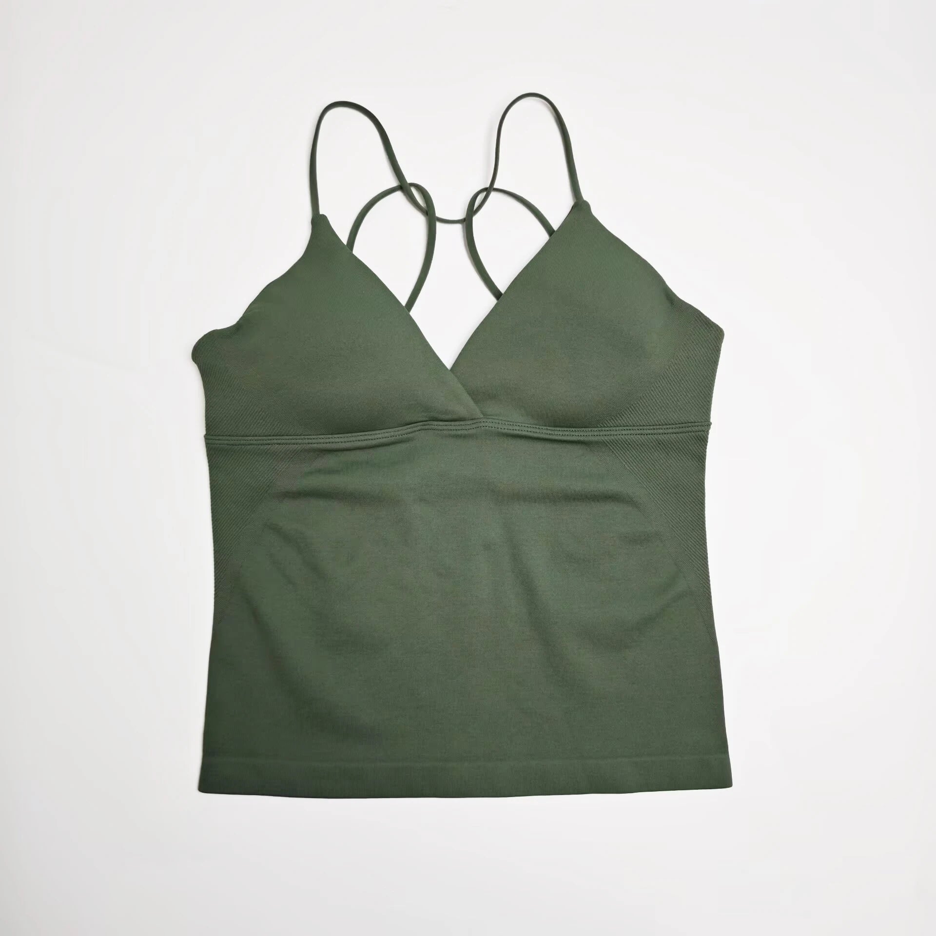 Women’s Twist Yoga Gym Casual Tank Top Quick Dry Strappy Gym Workout Camisole Vest