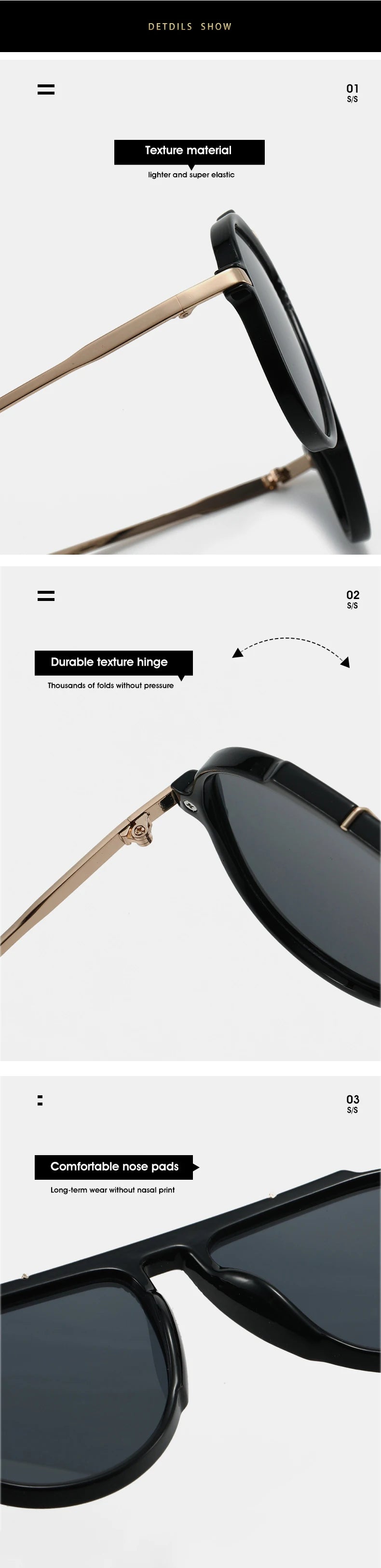 Oversized Pilot Sunglasses – Vintage Gradient UV400 Shades, Fashion Eyewear for Women & Men