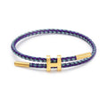 H-Buckle Stainless Steel Rope Bracelet – Unisex Fashion Wristband for Men & Women