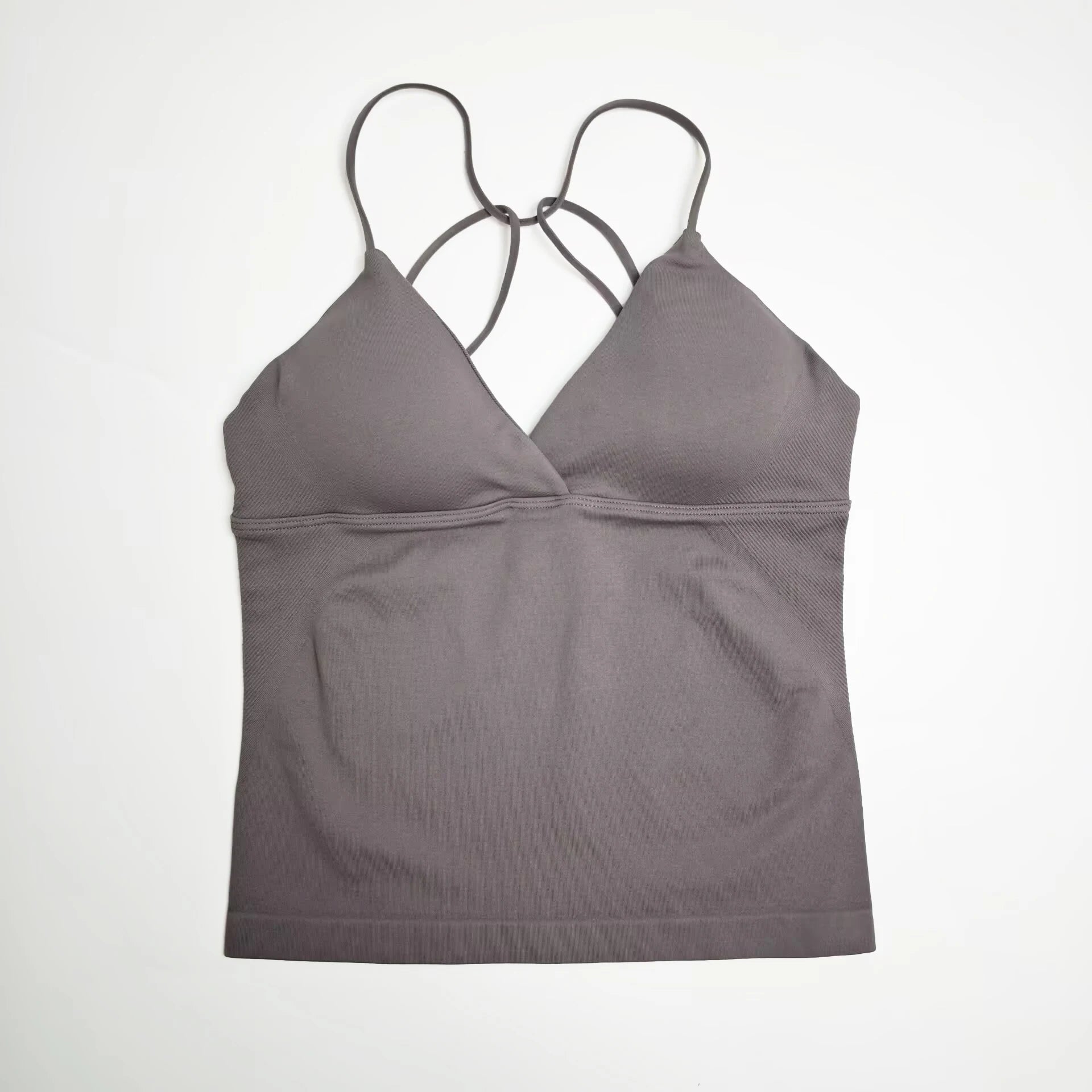 Women’s Twist Yoga Gym Casual Tank Top Quick Dry Strappy Gym Workout Camisole Vest