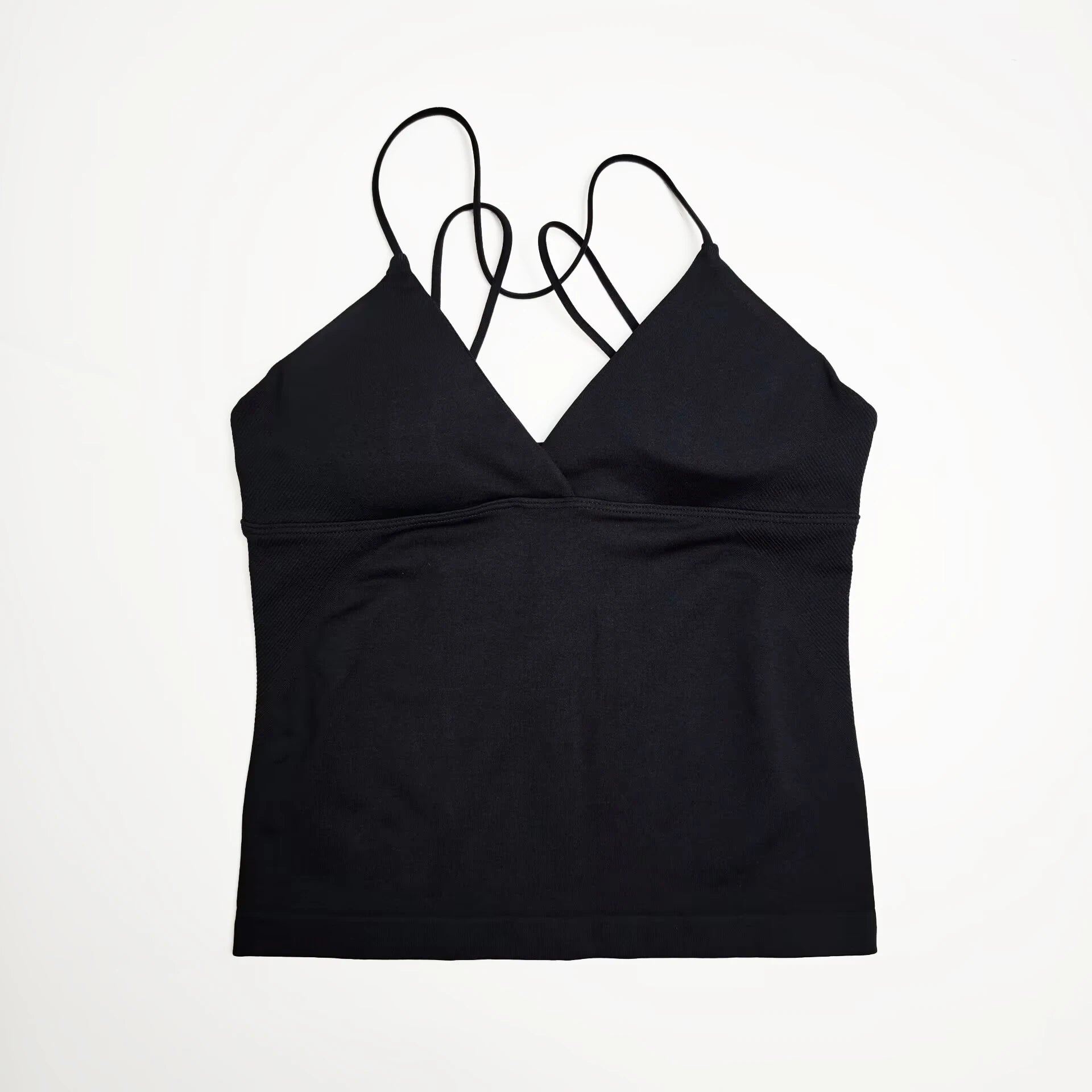 Women’s Twist Yoga Gym Casual Tank Top Quick Dry Strappy Gym Workout Camisole Vest