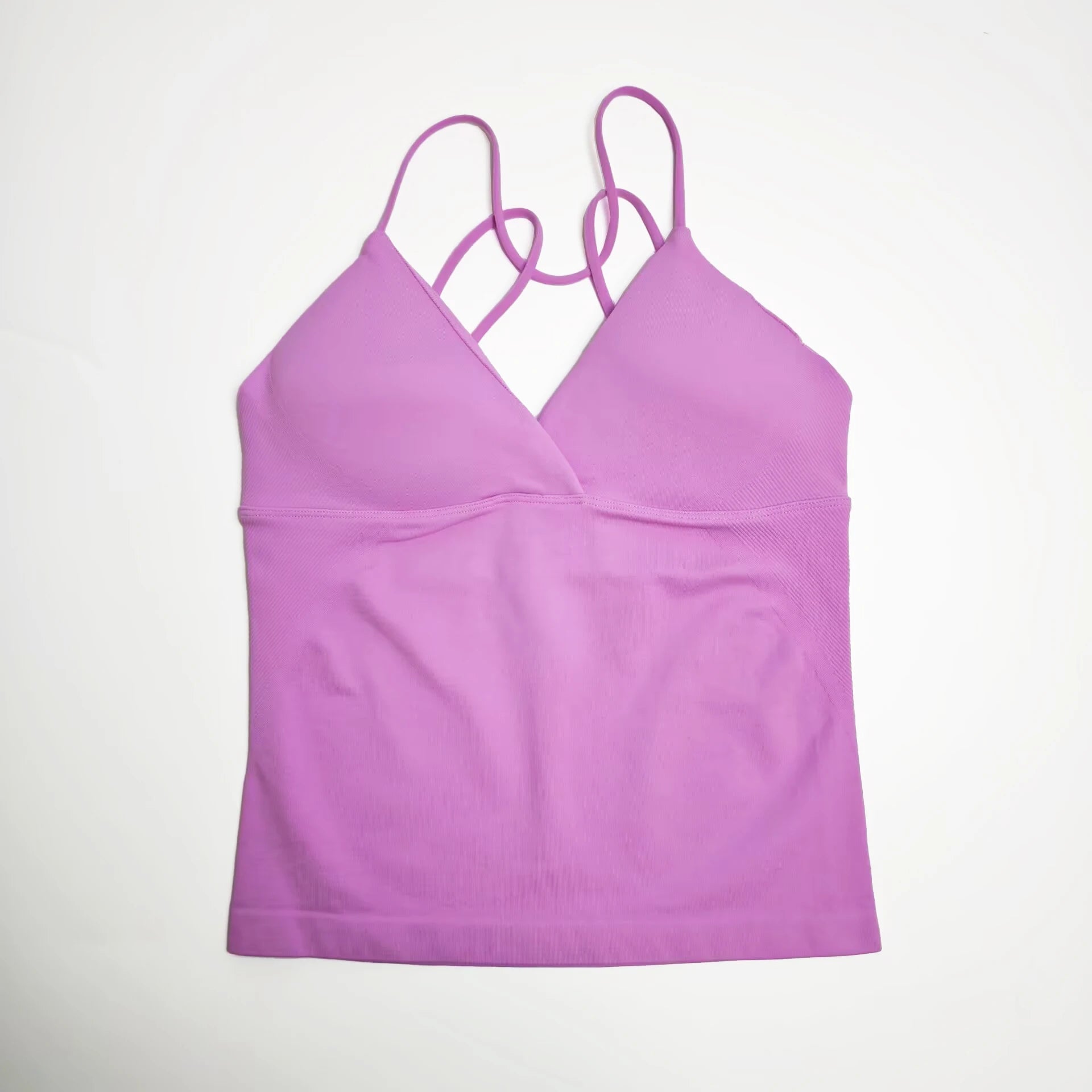 Women’s Twist Yoga Gym Casual Tank Top Quick Dry Strappy Gym Workout Camisole Vest