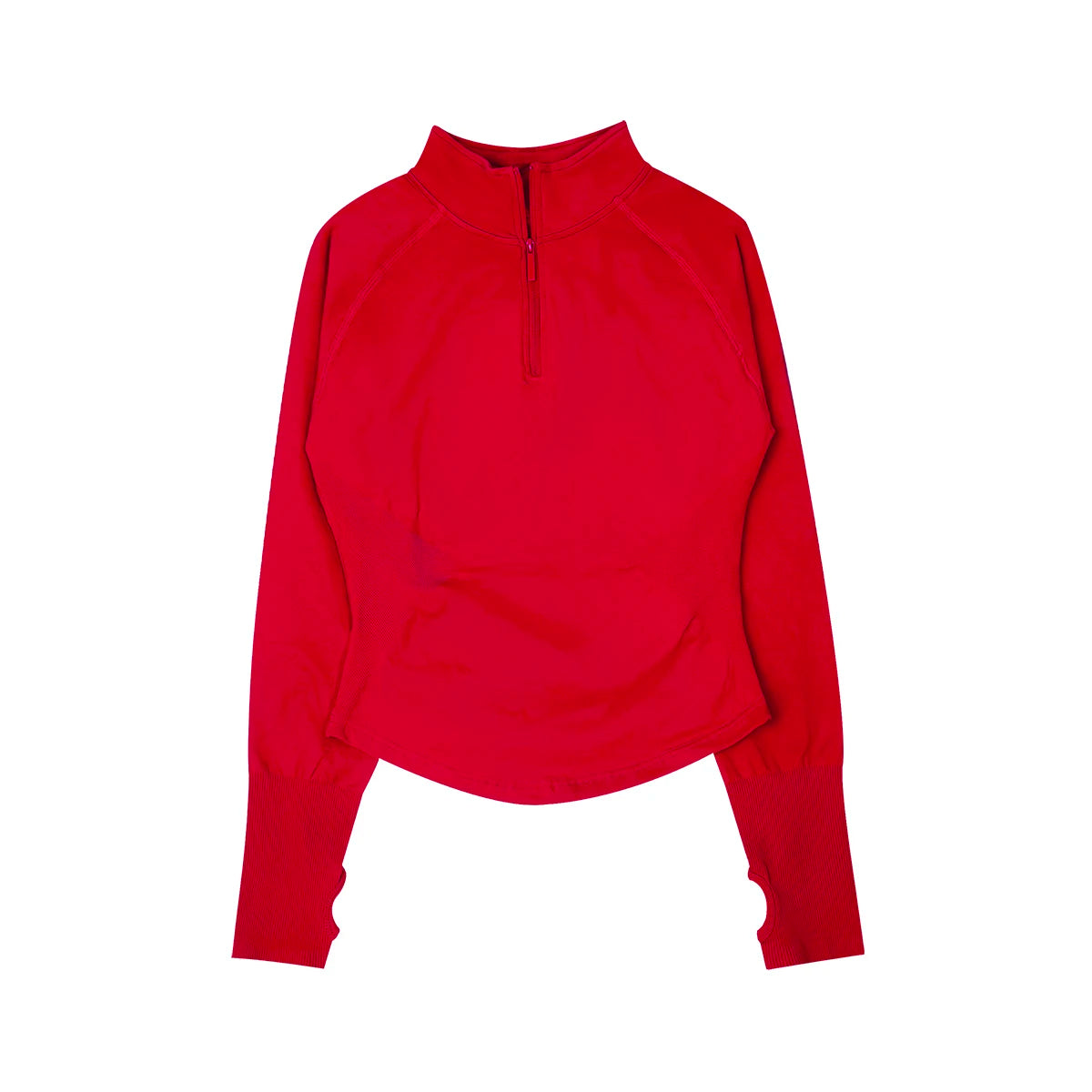 Women’s Seamless Half Zip Workout Jacket Long Sleeve Yoga Running Fitness Top