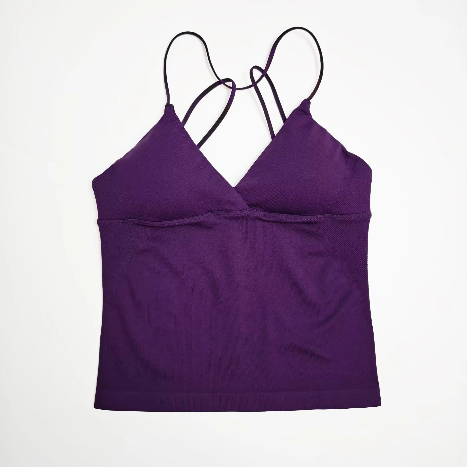 Women’s Twist Yoga Gym Casual Tank Top Quick Dry Strappy Gym Workout Camisole Vest