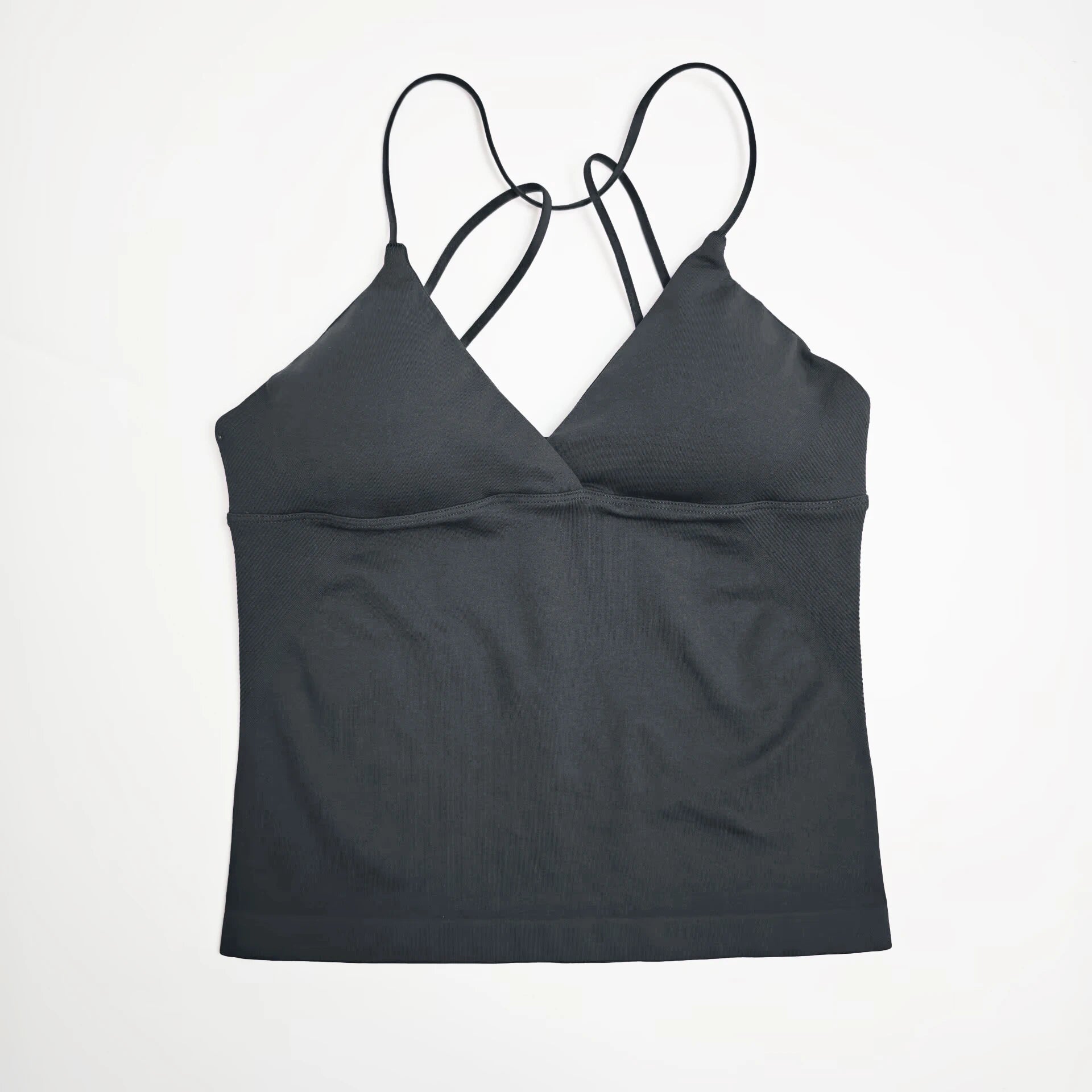 Women’s Twist Yoga Gym Casual Tank Top Quick Dry Strappy Gym Workout Camisole Vest