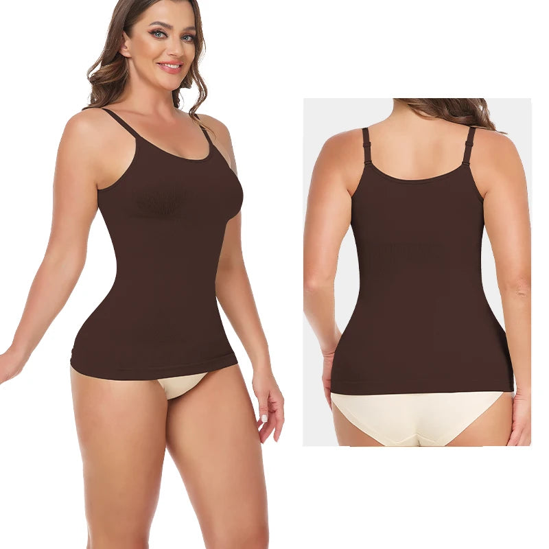 Women’s Compression Shapewear Cami Tummy Control Waist Slimming Tank Top Vest