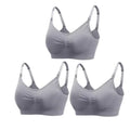 3Pcs Maternity Nursing Bras Wirefree Breathable Breastfeeding Bras for Pregnant & Nursing Women