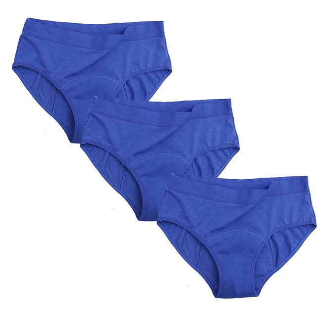 4Layer Bamboo Sexy Leakproof Menstrual Panties New Breathable Fast Absorbent Underwear Women Menstrual Briefs plus size lingerie