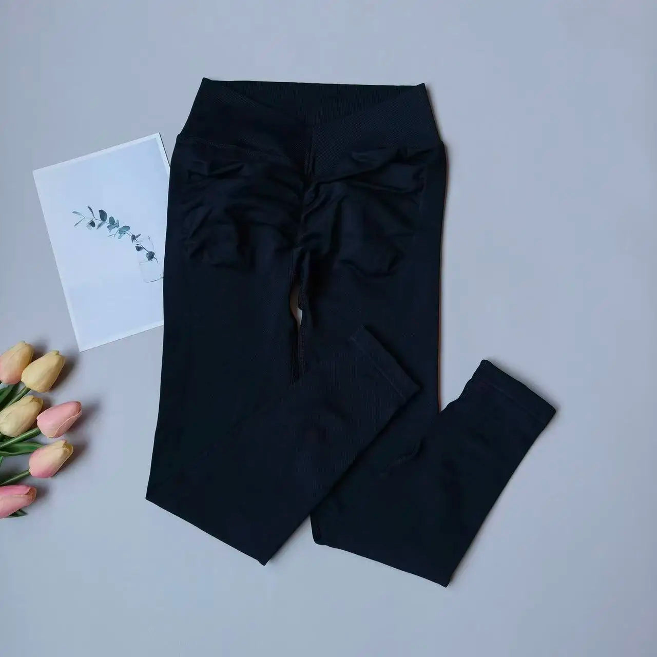 Peach Lift Seamless Yoga Leggings – High Waisted Butt Lifting Fitness Tights, Tummy Control Workout Pants