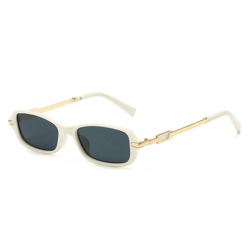 Retro Small Rectangle Women Men Sunglasses Shades UV400