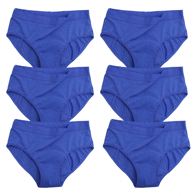 4Layer Bamboo Sexy Leakproof Menstrual Panties New Breathable Fast Absorbent Underwear Women Menstrual Briefs plus size lingerie