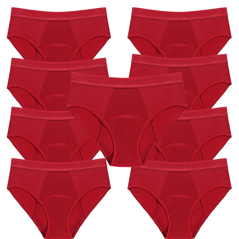 4Layer Bamboo Sexy Leakproof Menstrual Panties New Breathable Fast Absorbent Underwear Women Menstrual Briefs plus size lingerie
