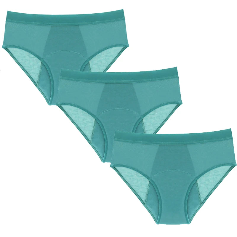 4Layer Bamboo Sexy Leakproof Menstrual Panties New Breathable Fast Absorbent Underwear Women Menstrual Briefs plus size lingerie